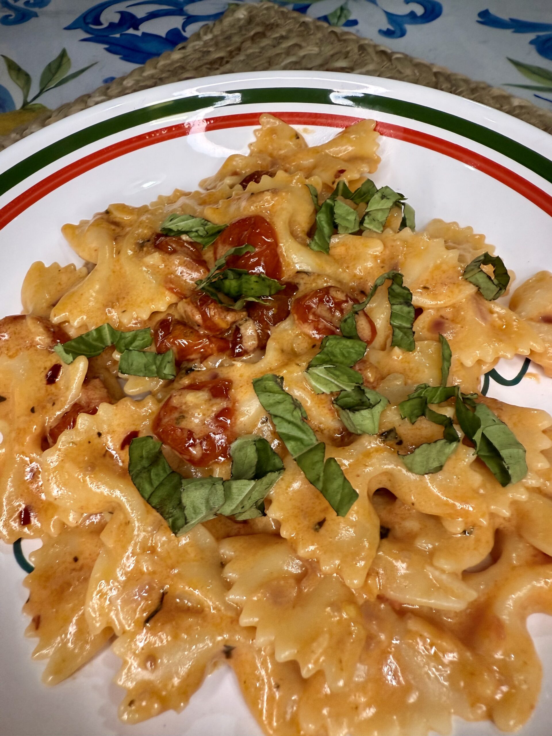 IMG_9614 Roasted Tomato & Mascarpone Farfalle