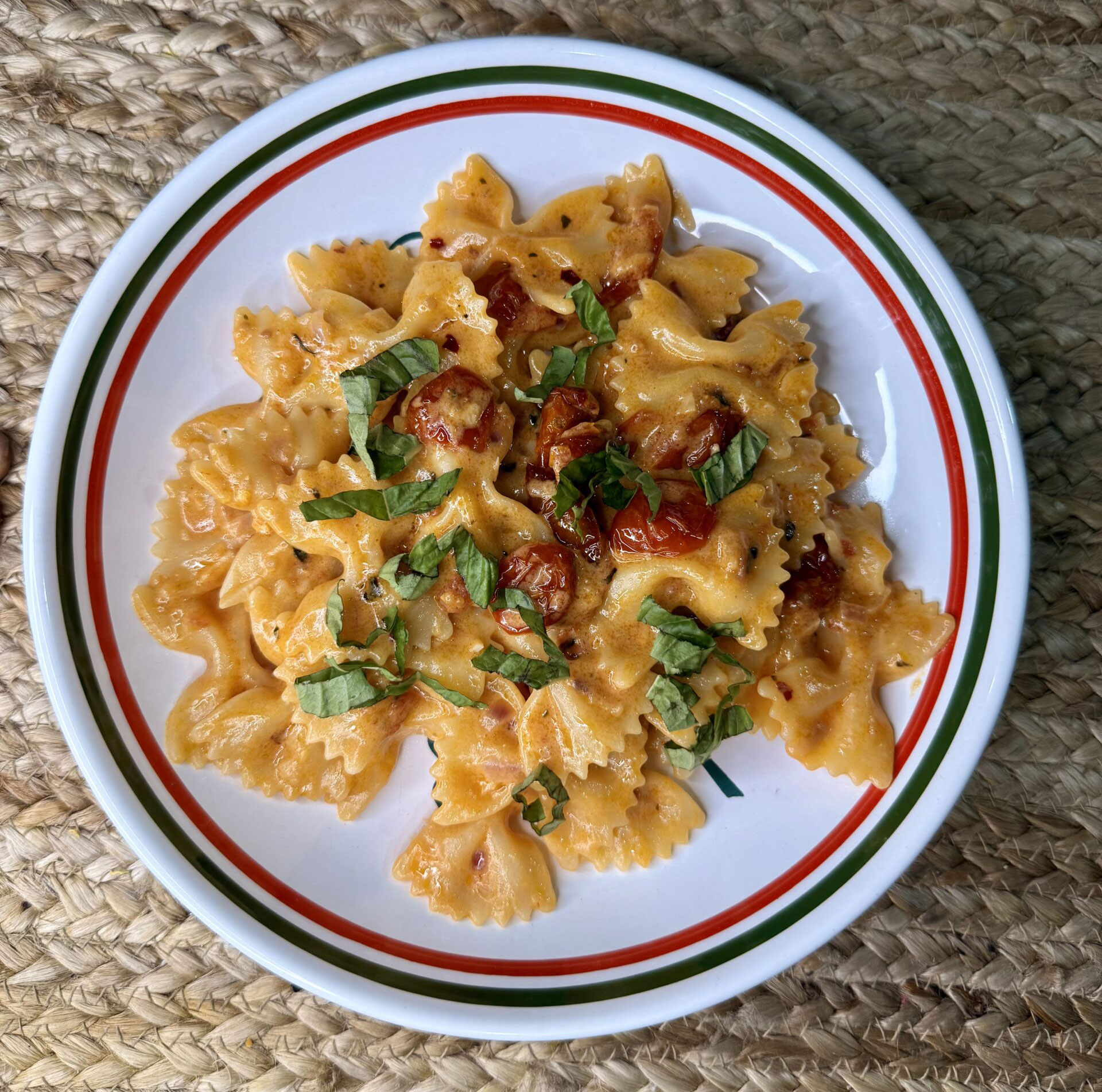 roasted-tomato-mascarpone Roasted Tomato and Mascarpone Farfalle