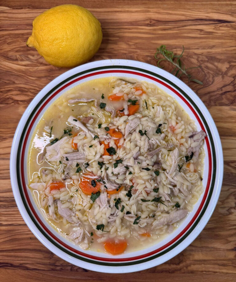 Lemon Orzo Chicken Soup