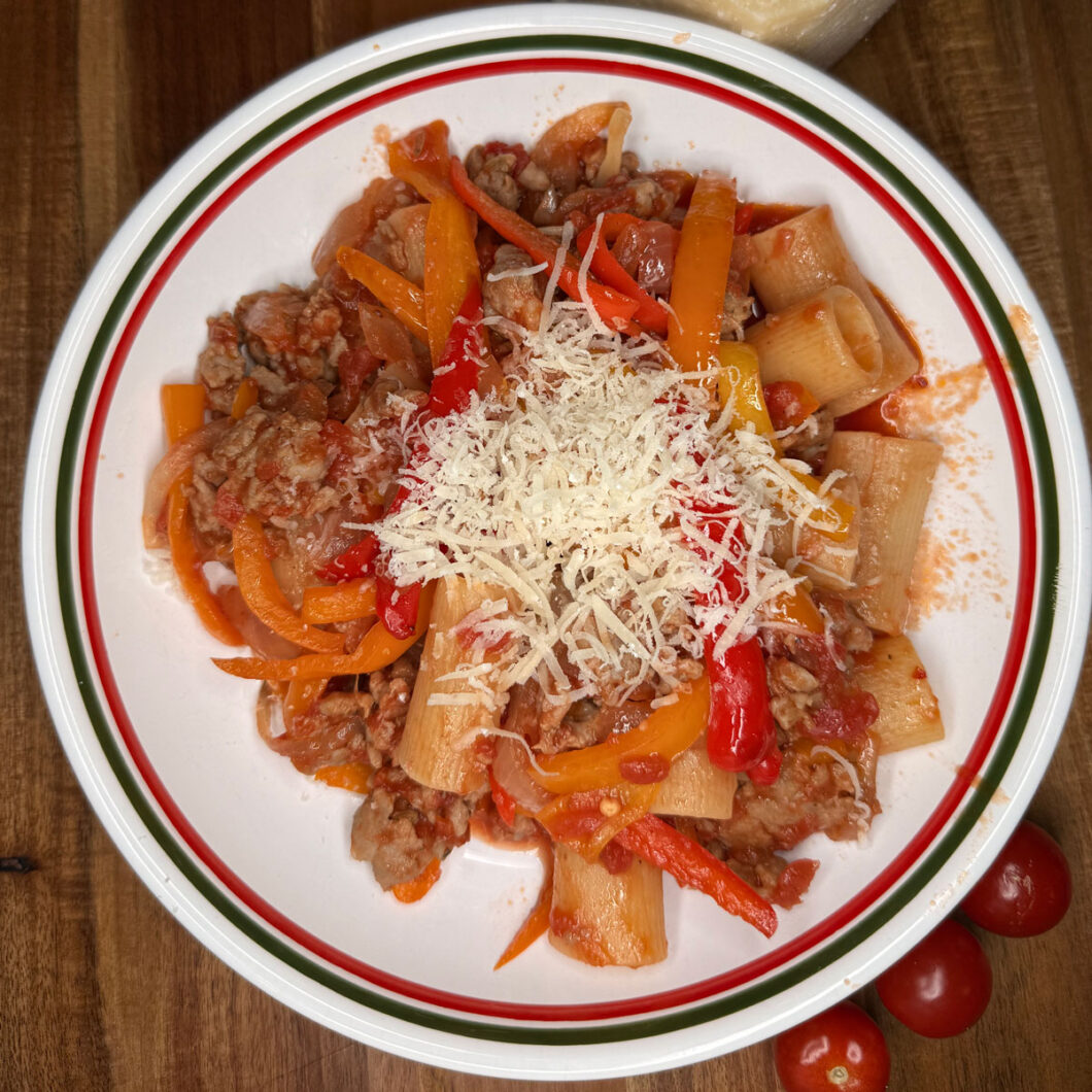 Sausage and Peppers Pasta
