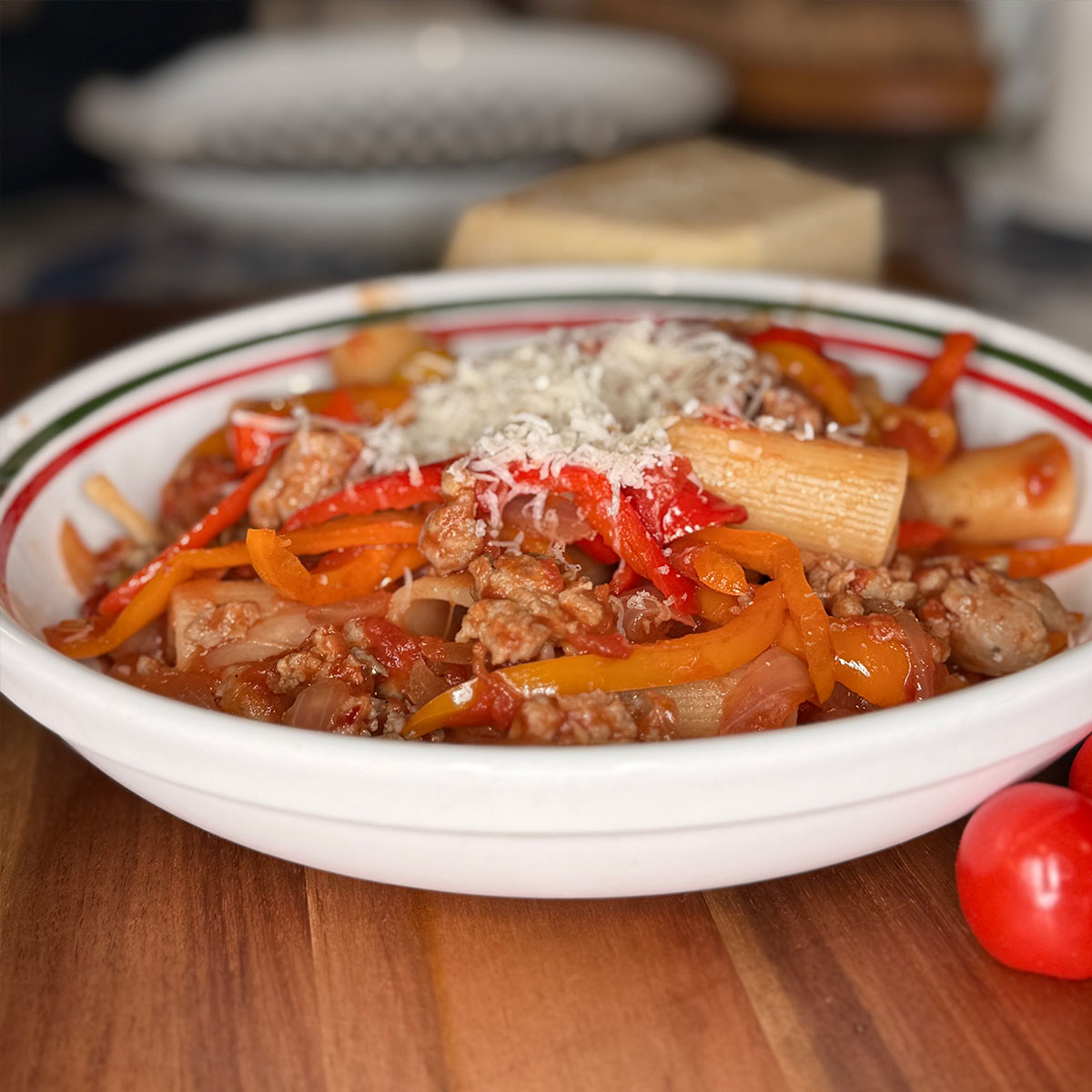 Sausage and Peppers Pasta