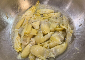 Spaghetti al Limone e Carciofi