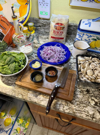 Garlic Parmesan Mushroom Farfalle