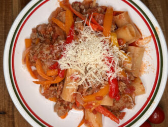 Sausage and Peppers Pasta